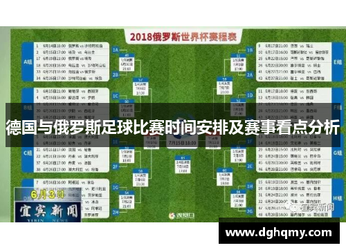德国与俄罗斯足球比赛时间安排及赛事看点分析